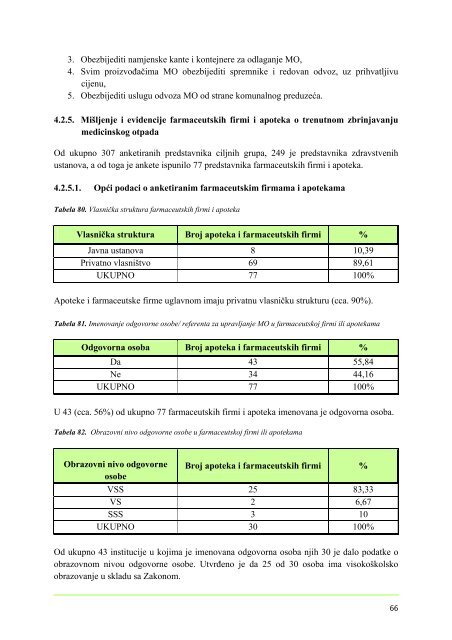 Upravljanje medicinskim otpadom u sjeveroistoÄnoj ... - Ekologija.ba