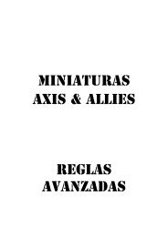 Miniaturas Axis & Allies Reglas Avanzadas