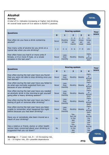 AUDIT-C 2 (alcohol)