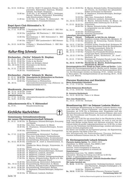 Nr. 50/2011 - Gemeinde Schmelz