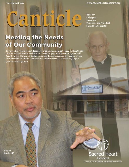Canticle Newsletter: 11.8.11 (1 MB) - Sacred Heart Hospital