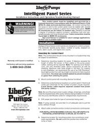 Installation Instructions - Liberty Pumps