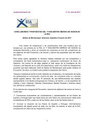 conclusiones y propuestas del 1º encuentro iberico de ... - Quaderns d