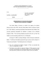 Motion to Dismiss - Western District of Michigan