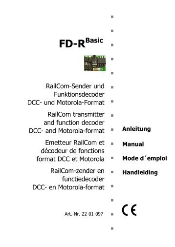 RailCom-Sender und Funktionsdecoder DCC- und Motorola-Format ...