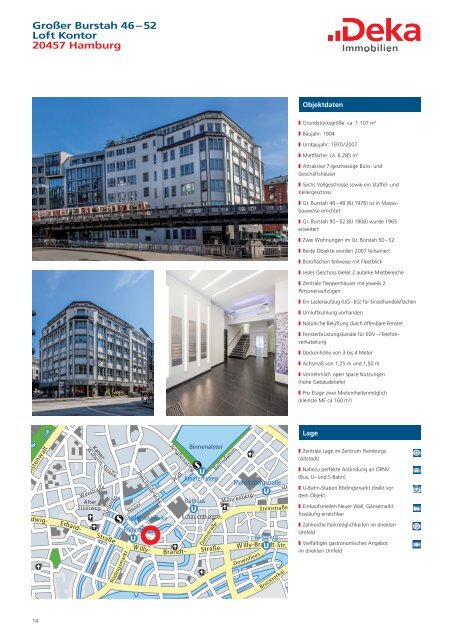 Factsheet Booklet Hamburg - Deka Sterne in Hamburg