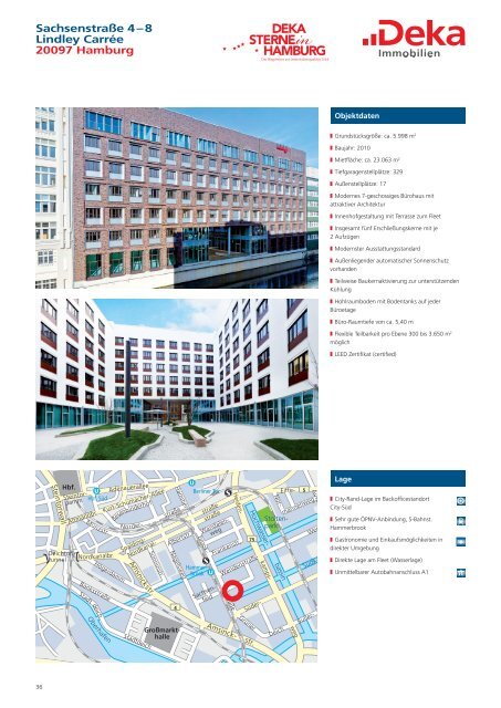 Factsheet Booklet Hamburg - Deka Sterne in Hamburg