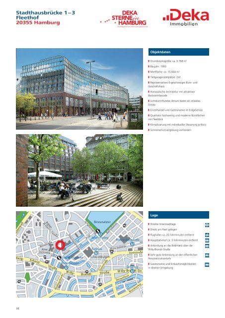 Factsheet Booklet Hamburg - Deka Sterne in Hamburg