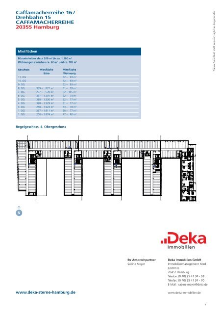 Factsheet Booklet Hamburg - Deka Sterne in Hamburg