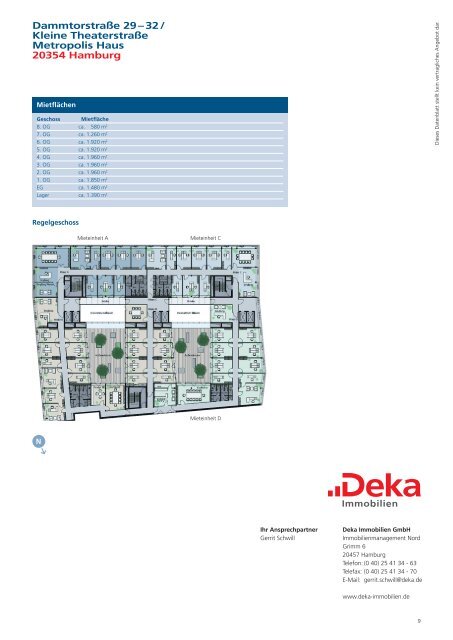 Factsheet Booklet Hamburg - Deka Sterne in Hamburg