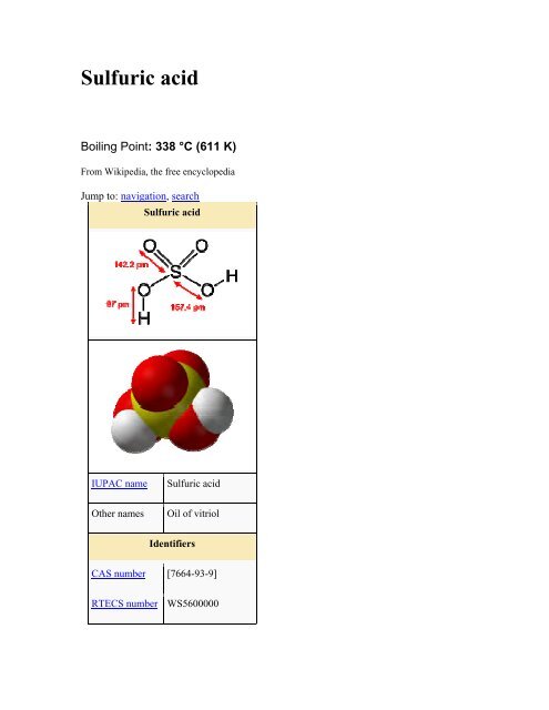 Sulfuric acid