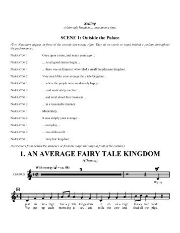 1. AN AVERAGE FAIRY TALE KINGDOM - Clarus Music, Ltd.