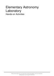 Lab activities book in pdf format - Physics and Astronomy at the ...