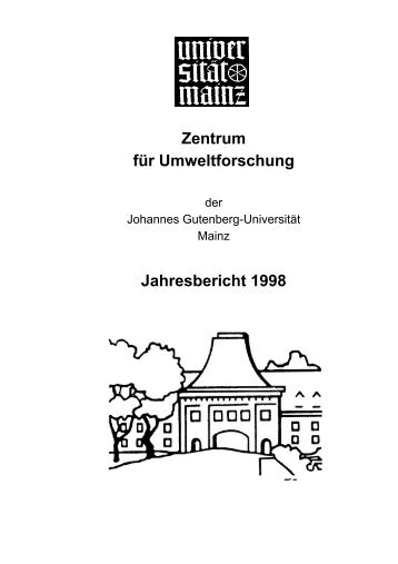 Zentrum für Umweltforschung (ZfU) - Johannes Gutenberg ...