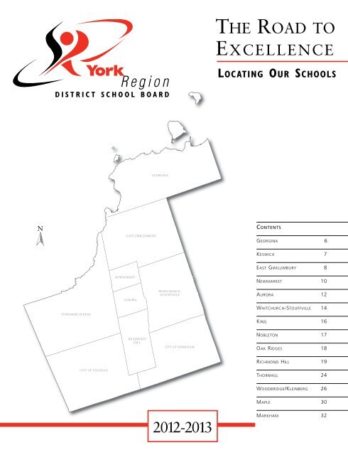 Maps To Our Schools York Region District School Board