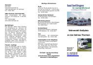 Wohnmobil-Stellplatz an den Balinea Thermen - Bad Bellingen