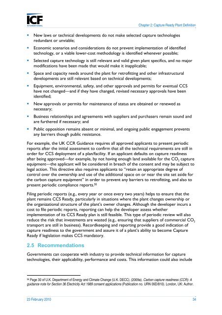 Defining CCS Ready: An Approach to An International Definition