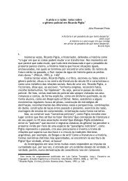 A pista e a razÃ£o: notas sobre o gÃªnero policial em Ricardo Piglia1 I ...