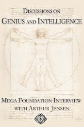 Discussions of Genius - Interview with Arthur Jensen