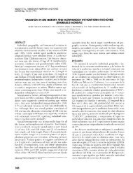 variation in life history and morphology in northern anchovies