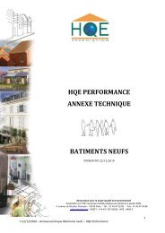 hqe performance annexe technique batiments ... - Association HQE