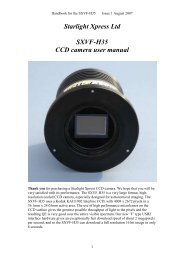 SXVF-H35 handbook.pdf - Starlight Xpress