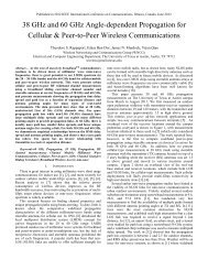 38 GHz and 60 GHz Angle-dependent Propagation for Cellular ...