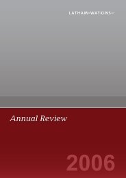 Annual Review - Latham & Watkins