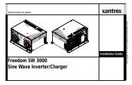 Freedom SW 3000 Sine Wave Inverter/Charger - Xantrex