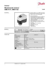 Modulerande motorer AME-H 01, AME-H 02