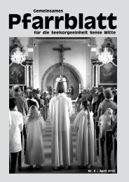 Pfarrblatt Nr. 4 - Pfarrei Heitenried