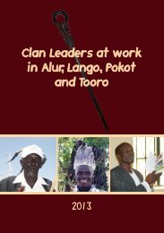 Clan Leaders at work, 2013 - Cross-Cultural Foundation of Uganda ...