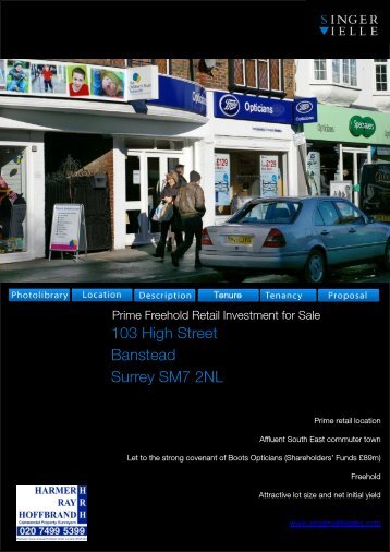 103 High Street Banstead Surrey SM7 2NL - Propex