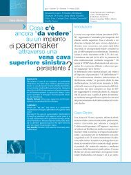 vena cava superiore sinistra - Giornale Italiano di Aritmologia e ...