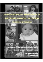 Estrategias para la reducciÃ³n de la mortalidad neonatal en CÃ³rdoba ...