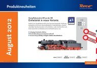 Roco Neuheiten-Info August 2012 - Modellbahnshop Sebnitz