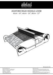 ASHFORD RIGID HEDDLE LOOM - Ashford Handicrafts