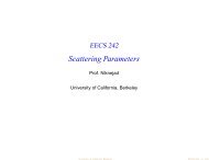 Scattering Parameters - Ali M. Niknejad - University of California ...