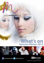 What's on Autumn-Winter 2013 - Burnley Mechanics