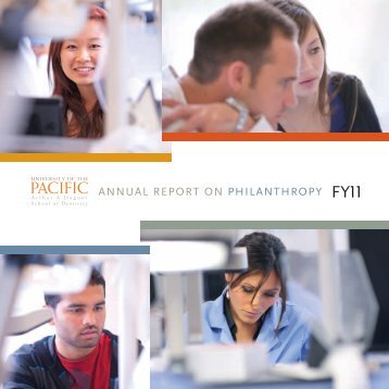 annual report on philanthropy - Arthur A. Dugoni School of Dentistry ...