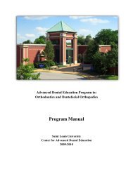 Program Manual Saint Louis University