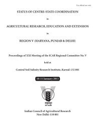 Proceedings of XXI Meeting of the ICAR Regional Committee No. 4 ...