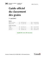 Détermination de la teneur en eau - Commission canadienne des ...