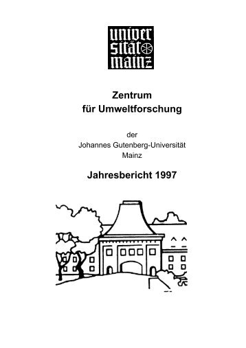 Johannes Gutenberg Universität Mainz - Zentrum für ...