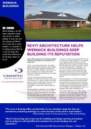 Wernick Buildings Casestudy - Cadspec