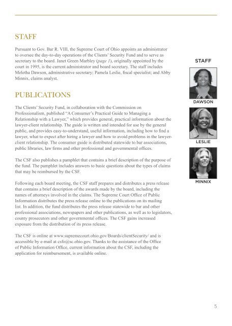 2012 annual report - Supreme Court - State of Ohio