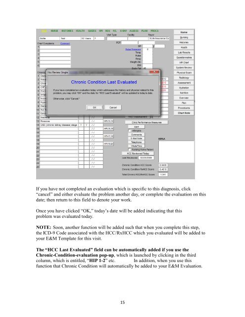 HCC/RxHCC Risk Tutorial for SETMA Table of Contents - Setma.com