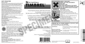 TIMBREL* - Bayer Environmental Science Turf & Amenity