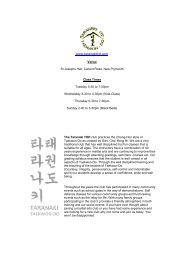 Taekwon-Do Fees - Taranaki ITF Taekwondo
