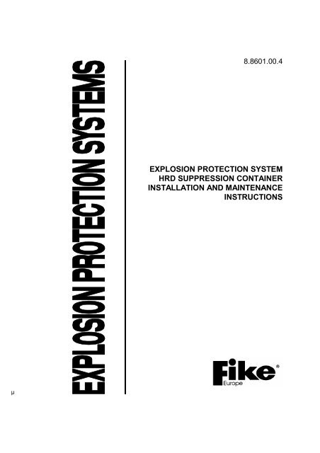 explosion protection system hrd suppression ... - webadmin1.net